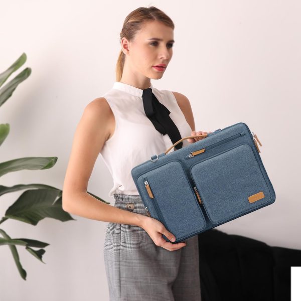 MOSISO 360 Protective Laptop Shoulder Bag,14 inch Computer Bag Compatible - Image 6