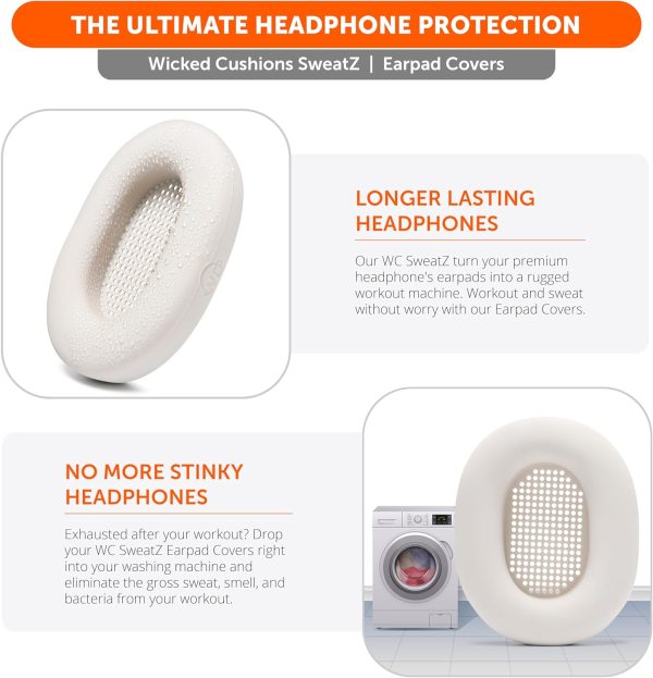 WC SweatZ XM5 - Patented Protective Headphone Ear Covers for Sony WH1000XM5 - Image 3