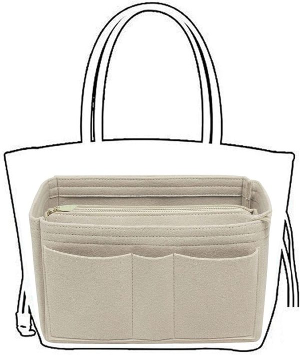 Lckaey Purse Organizer Handbag & Tote Shaper For Speedy Neverfull Totebag - Image 3