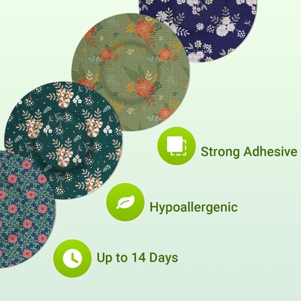 Freestyle Libre 2 Sensor Adhesive Patches,Patterned Sensor Tape - Image 9