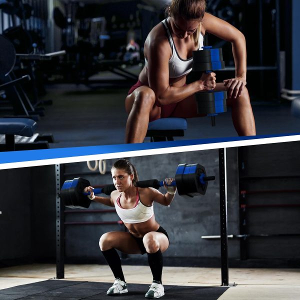 VIVITORY Dumbbell Sets Adjustable Weights, Free Weights Dumbbells Set with - Image 5