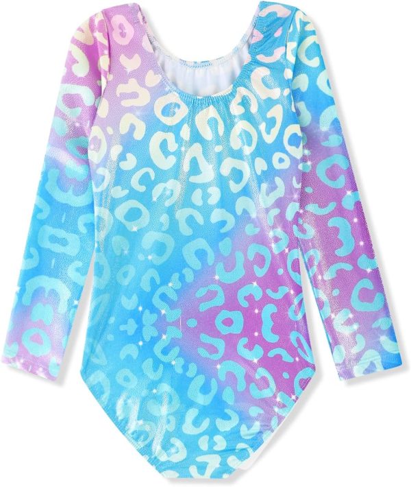 HOZIY Long Sleeve Leotards for Girls Gymnastics Kids Toddler Tumbling - Image 2