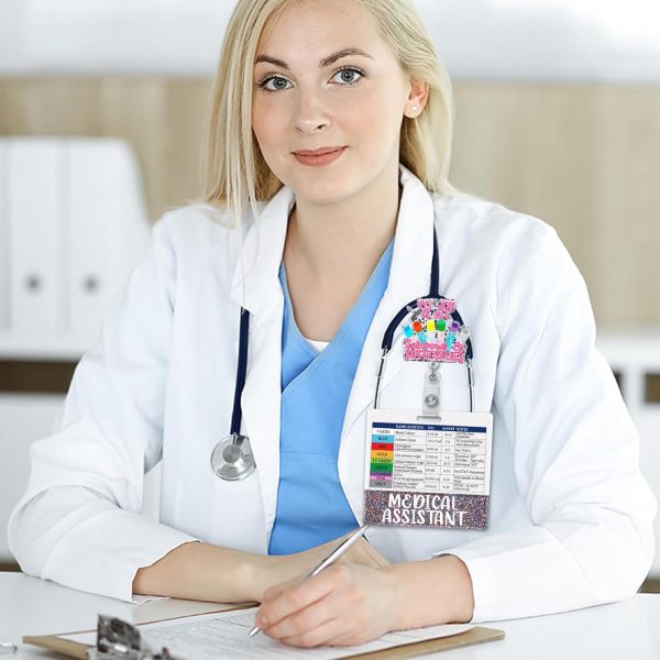 Plifal Medical Assistant Phlebotomist Badge Buddy with Order of Blood Draw - Image 5