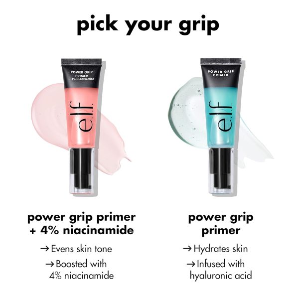 e.l.f. Power Grip Primer, Gel-Based & Hydrating Face Primer For Smoothing - Image 4