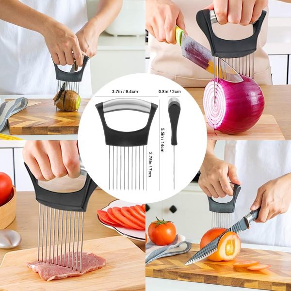JAYVAR Onion Holder for Slicing, Lemon Slicer Onion Cutter for Slicing, - Image 5