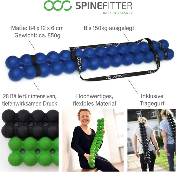 SPINEFITTER by SISSEL Blue | Massage Device for Back & Balance | Back - Image 4