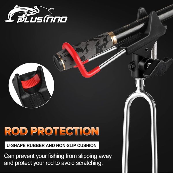 PLUSINNO Fishing Rod Holders for Bank Fishing - Upgraded Fishing Pole - Image 4
