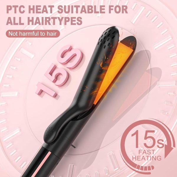 5 in 1 Curling Iron, Curling Wand Set with Hair Straightener, Curling Brush - Image 4