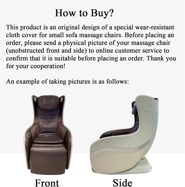 Full Body Shiatsu Massage Chair Cover, Wear-Resistant Stretch Fabric Zero - Image 6