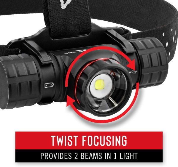 Coast® XPH34R 2075 Lumen USB-C Rechargeable-Dual Power LED Headlamp - Image 2