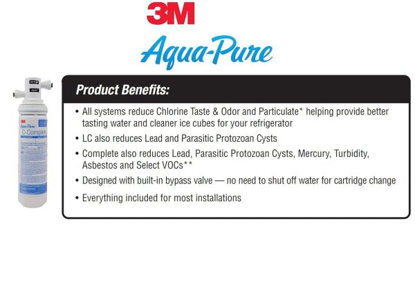 3M Aqua-Pure Under Sink Dedicated Faucet Water Filter Cartridge APEasy - Image 2