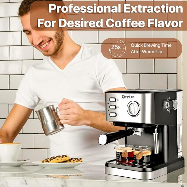 Espresso Machine Home Espresso Coffee Machine Compact Espresso Coffee Fast - Image 5