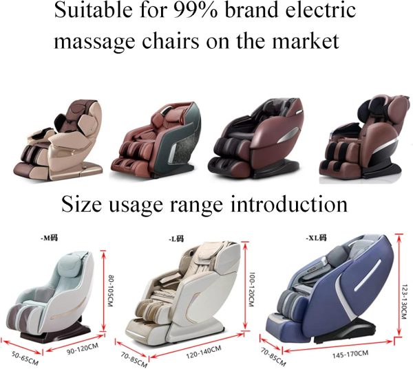 Massage Chair Cover Protector, Full Body Zero Gravity Chair Covers, Soft - Image 5