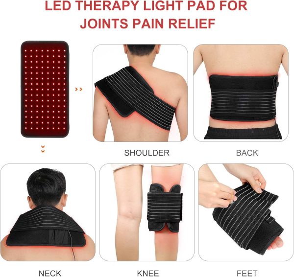 LOVTRAVEL New 120pcs LED 660nm Red Light and 850nm Near Infrared Light - Image 3