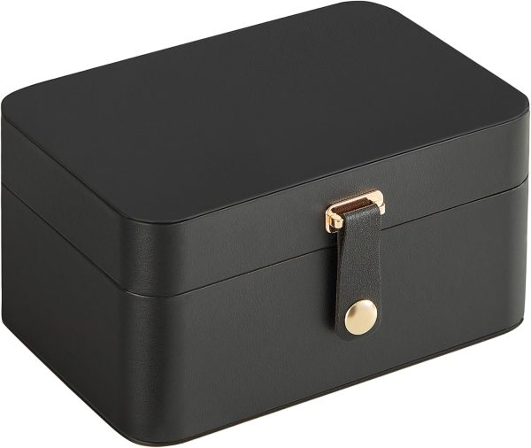 SONGMICS Jewelry Box, Travel Jewelry Case, 2-Layer Jewelry Holder - Image 8
