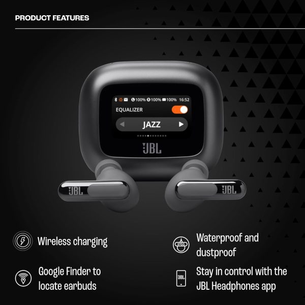 JBL Live Beam 3 - True Wireless Noise-Cancelling Closed-Stick Earbuds, - Image 4