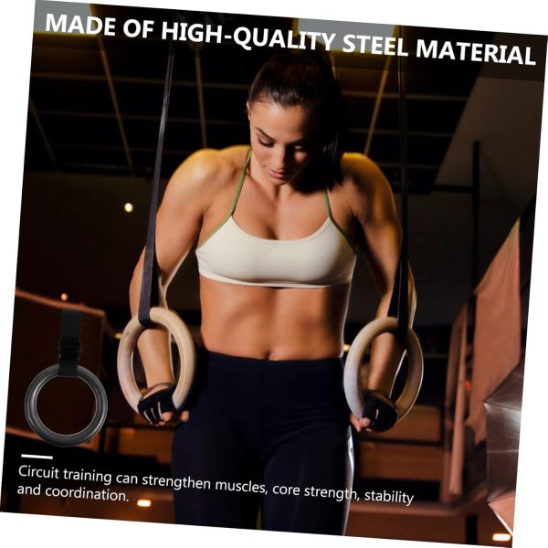 BESPORTBLE 2 Rings Dumbbell Rack Equipment Ring Fit Gym Adjustable Dumbbell - Image 2
