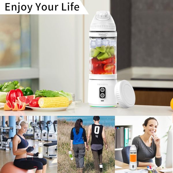 Cordless Portable Blender, Portable Blender for Shakes and Smoothies with - Image 6