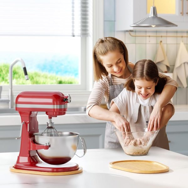 Food-Grade Bamboo Mixer Slider for KitchenAid 5-8 Qt Bowl Lift Stand Mixer, - Image 9