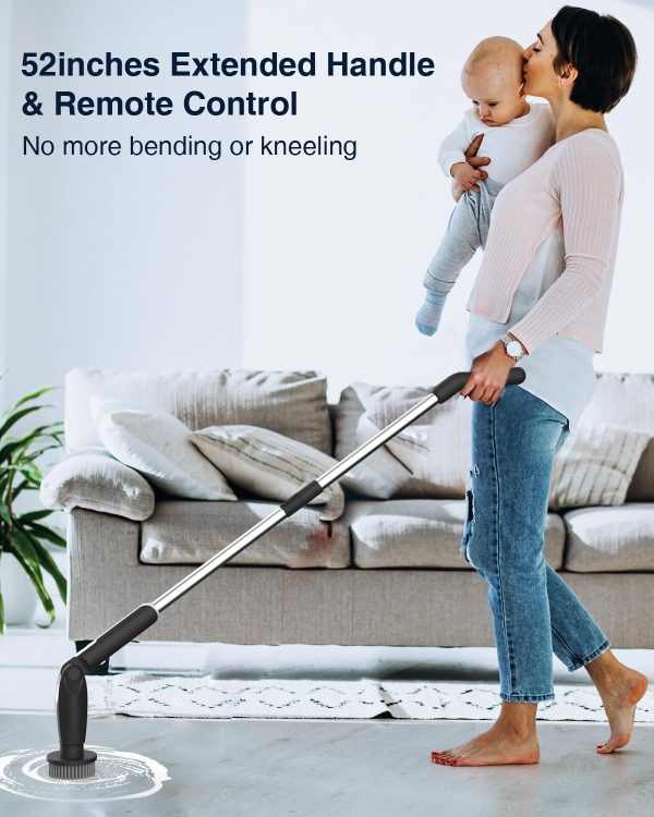 Leebein Electric Spin Scrubber, 2024 New Electric Scrubber with 4 - Image 2