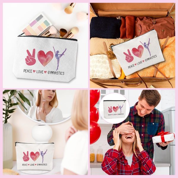 4 Pcs Gymnastic Gifts Gymnastics Makeup Bag Gymnastics Stuff Inspirational - Image 4