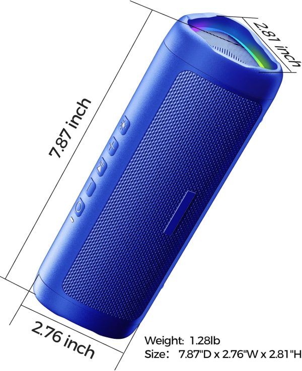 Bluetooth Portable Wireless Speakers with HD Sound, IPX5 Waterproof, Up to - Image 8