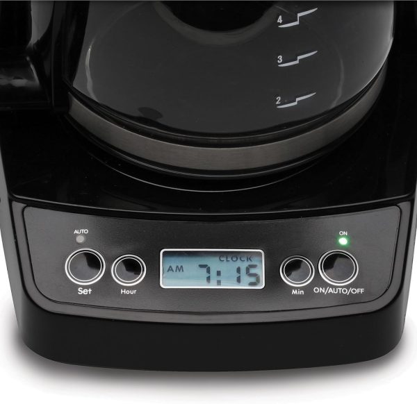 Capresso 5-Cup Mini Drip Coffee Maker, Black and Stainless Steel - Image 3
