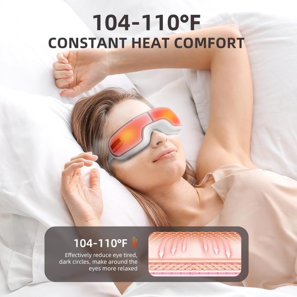 Eye Massager with Heat, Christmas Birthday Gifts for Women Eye Massager, - Image 4
