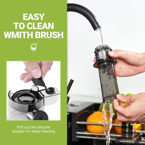 Aobosi Compact Small Mini Juicer Machines Space-Saving Slow Masticating - Image 5