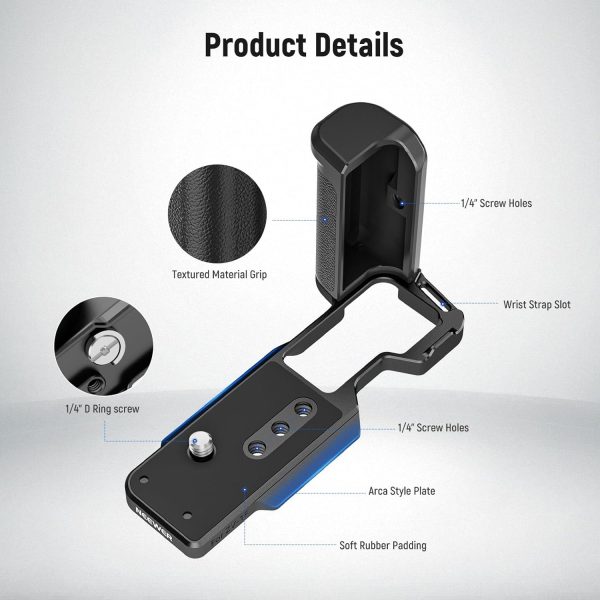 NEEWER ZV-1F ZV-1 II L Plate Compatible with Sony, Metal L Bracket with - Image 2