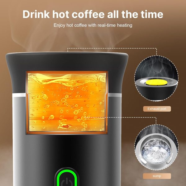 Portable Coffee Machine for Car Home Travel 3 in 1 Cordless Electric Coffee - Image 9