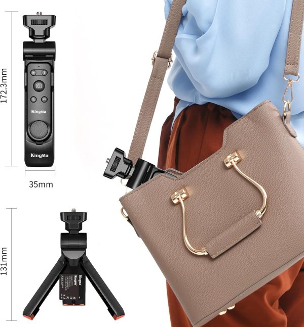 King Ma Camera Mini Tripod with Remote Handle Camera Tripods Small Camera - Image 7