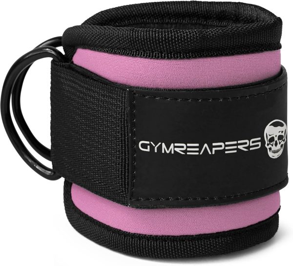 Gymreapers Ankle Straps (Pair) For Cable Machine Kickbacks, Glute Workouts, - Image 7