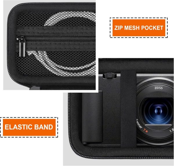Hard Travel Case for Sony ZV-1F / ZV-1 / ZV-1 II Digital Camera, Digital - Image 4