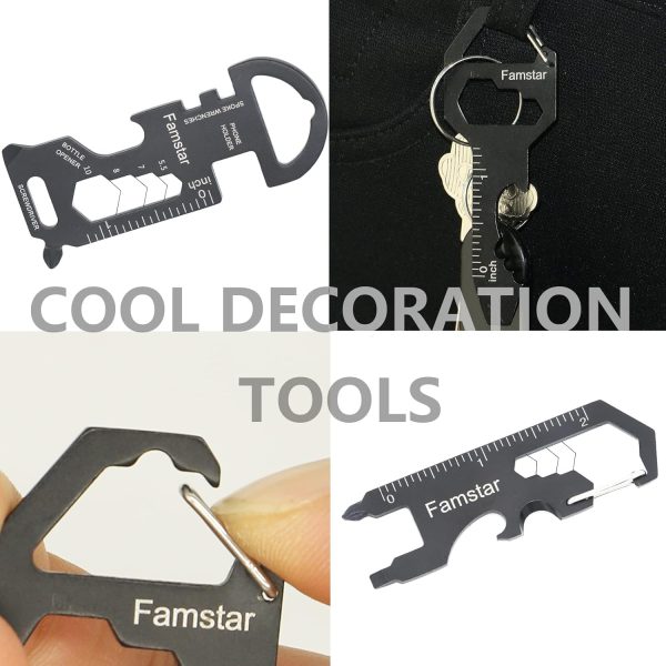 Keychain Multi-tool 3Pack Metal Pocket Tool for men Portable No rust - Image 6
