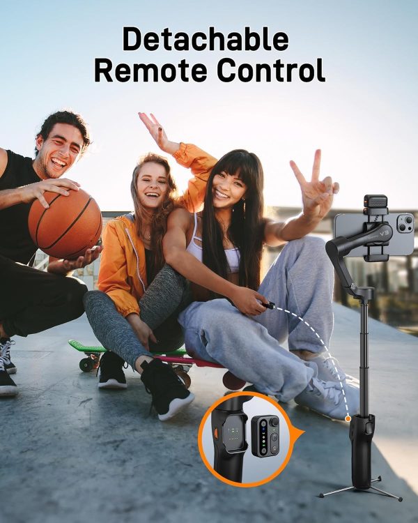 hohem iSteady V3 Gimbal Stabilizer for Smartphone Support Magnetic AI - Image 3