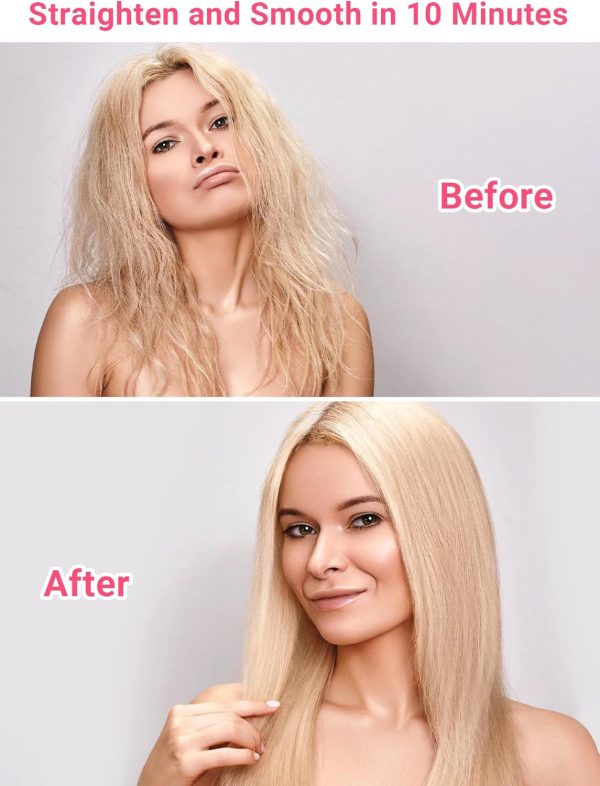 Hair Straightener Brush with Air Vents, ABVOT All in 1 Hot Air - Image 6