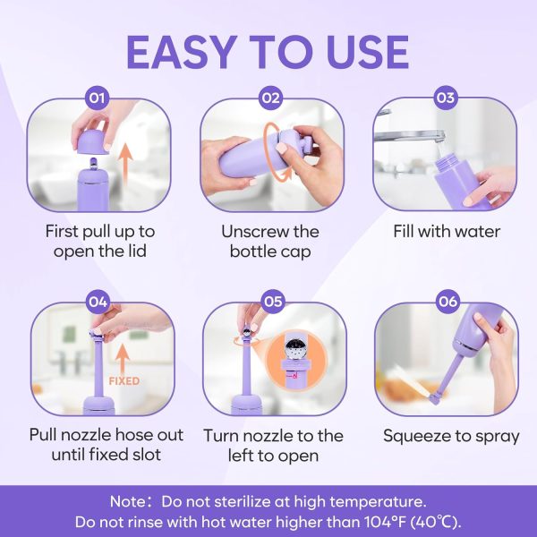 Portable Peri Bottle for Postpartum & Perineal Care: Easy@Home Handheld - Image 3