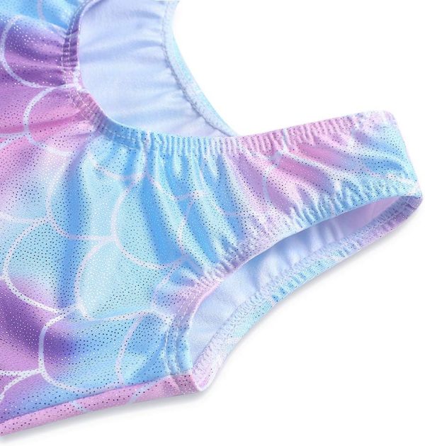 Girls Gymnastics Skirted Leotards Ballet Tutu Dance Dress Mermaid Unicorn - Image 4