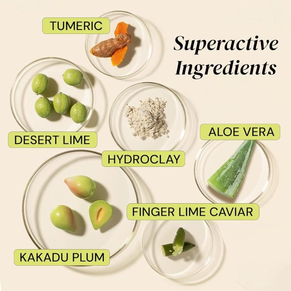 Gleamin Vitamin C Clay Mask for Dark Spots,10-Minutes Turmeric Clay Face - Image 2