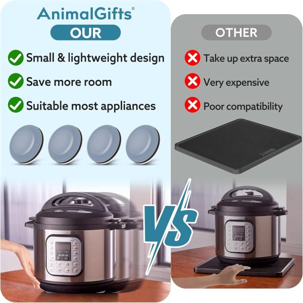 Appliance Sliders for Kitchen Appliances 24 PCS Self-Adhesive Small Kitchen - Image 4