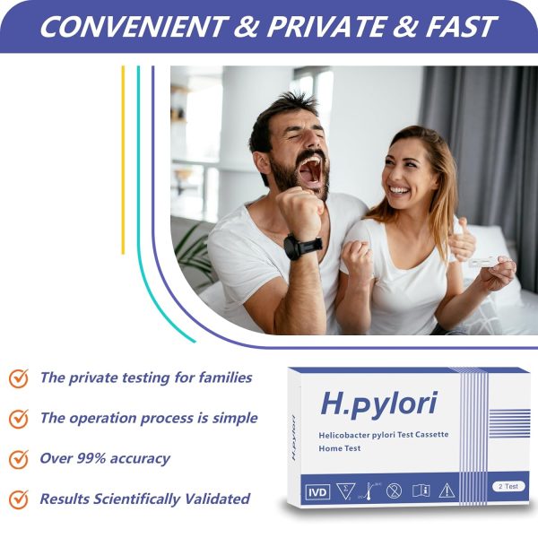 H Pylori Test Kit, Helicobacter Pylori Home Test Kit – Quick, Accurate - Image 2