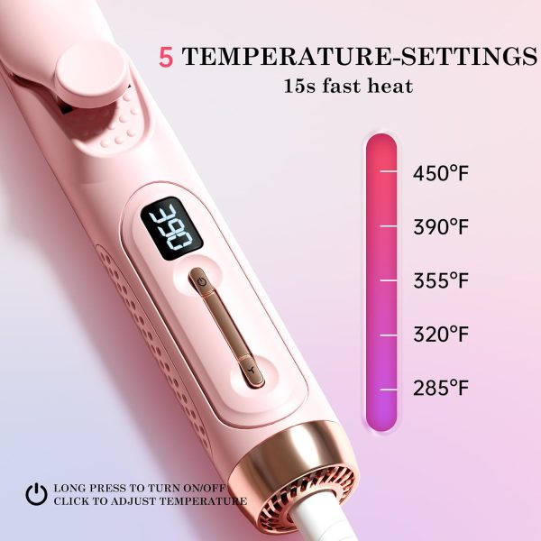 Hair Straightener and Curler 2-in-1, 360°Airflow Styler Curling Iron, 20 - Image 5