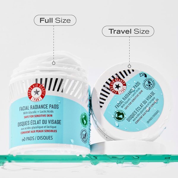 First Aid Beauty - Facial Radiance Pads with Gycloic & Lactic Acids – Daily - Image 3