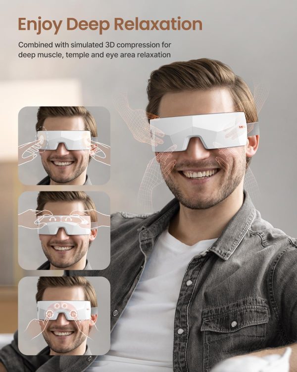 Eye Massager with Heat for Migraines, Christmas Birthday Gifts for Women - Image 2
