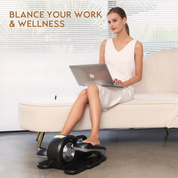 Under Desk Elliptical Machine Leg Exerciser Seated Machine Elliptical - Image 4