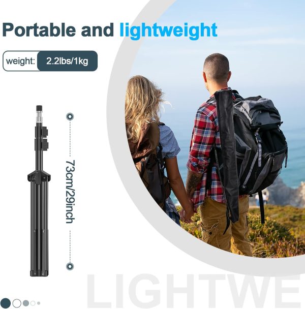 EMART 7 Ft Light Stand for Photography, Portable Photo Video Tripod Stand, - Image 5