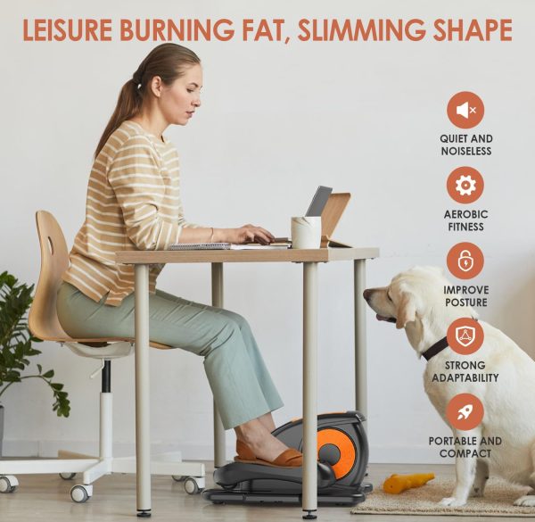 Under Desk Elliptical Machine for Home,Ellipse Leg Exerciser for Seniors - Image 6