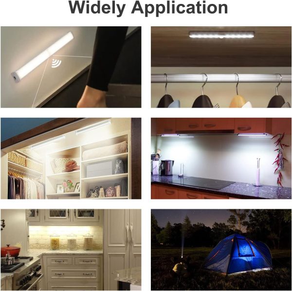 Motion Activated RV Step Lights, 10 LED Battery Operated Motorhome Motion - Image 6