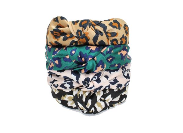 Satin Leopard Headbands for Women are Classy. Chic Cheetah Fashion Headband - Image 7